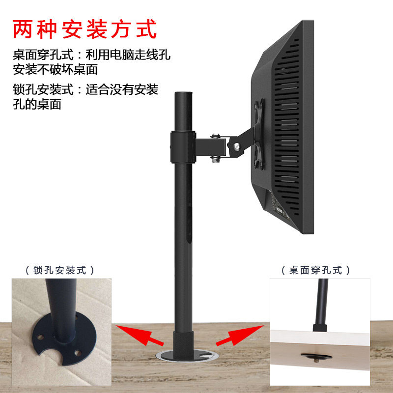 上下双屏显示器支架是什么样的(图1)